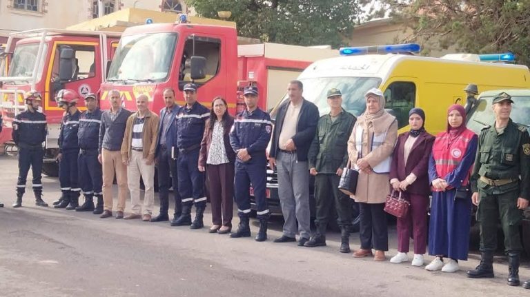 انطلاق الحملة الوطنية التحسيسية لموسم الاصطياف عبر اقليم الداوائر